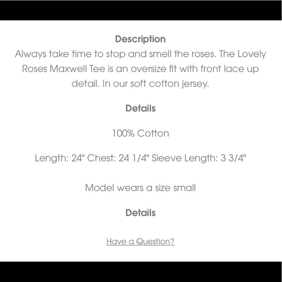 Beautiful WILDFOX roses blouse - Picture 5 of 6